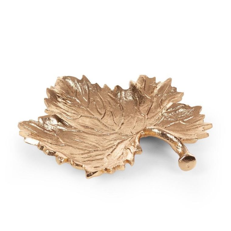 Eurofirany, patera dekoracyjna, Dalia, 21-21-3 cm, złoty