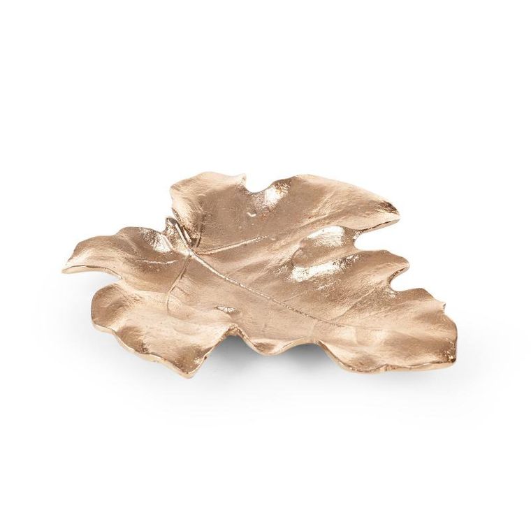 Eurofirany, patera dekoracyjna, Dalia, 24-20-2 cm, złoty