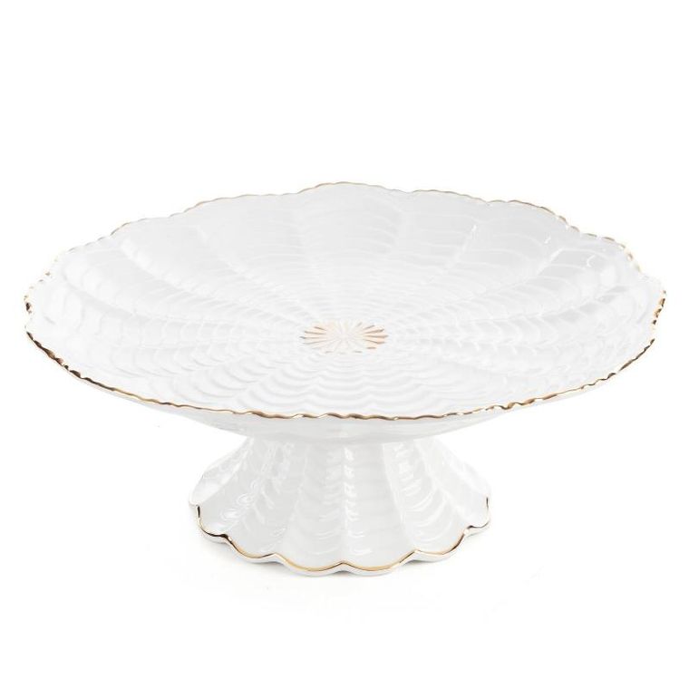 Eurofirany, patera dekoracyjna, Gaia, 28-28-11 cm, kremowy