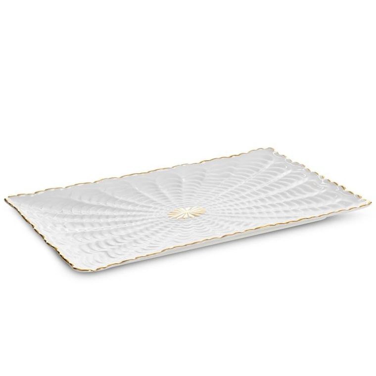 Eurofirany, patera dekoracyjna, Gaia, 32-19-3 cm, kremowy