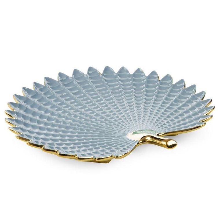 Eurofirany, patera dekoracyjna, Hiral, 40-38-5 cm, niebieski