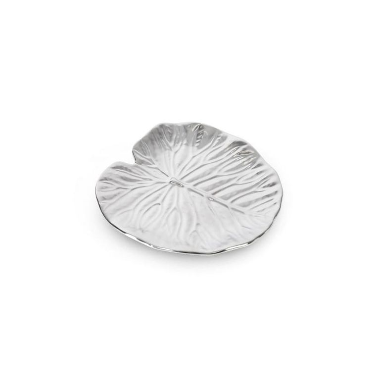 Eurofirany, patera dekoracyjna, Kalina 16-16-2 cm, srebrny