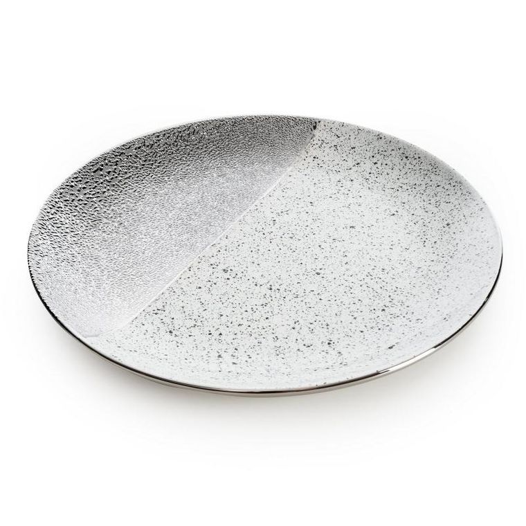 Eurofirany, patera dekoracyjna, Milo, 31-31-4 cm, biały