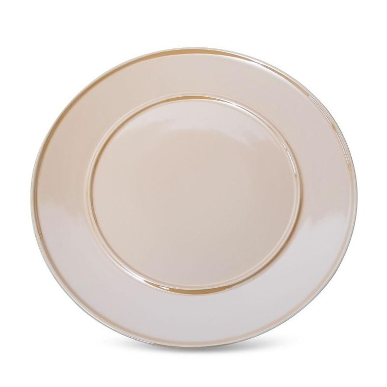 Eurofirany, patera dekoracyjna, Simona6, 30 cm, beżowy