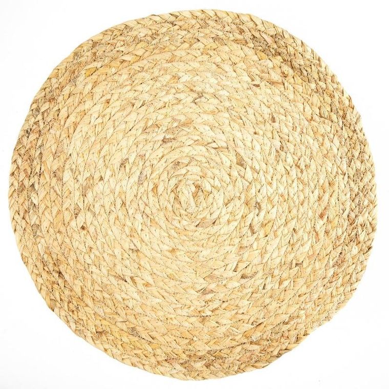 Eurofirany, podkładka boho, 38 cm, naturalny