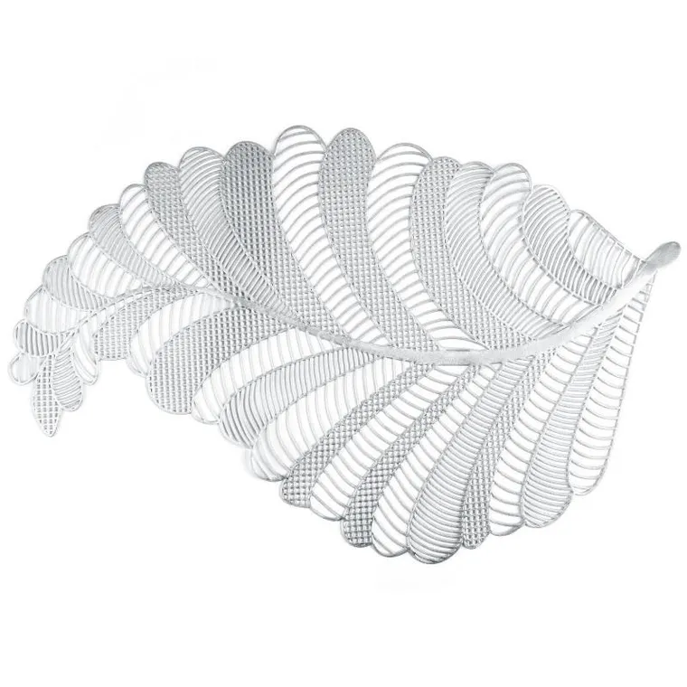 Eurofirany, podkładka Petal, 28-44 cm, srebrny