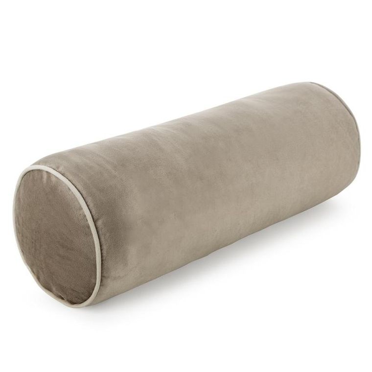 Eurofirany, poduszka wałek, Gaja, 15-45 cm, ciemnobeżowy