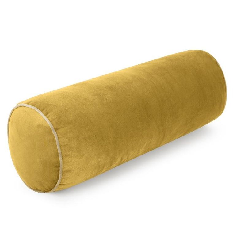 Eurofirany, poduszka wałek, Gaja, 15-45 cm, musztardowy