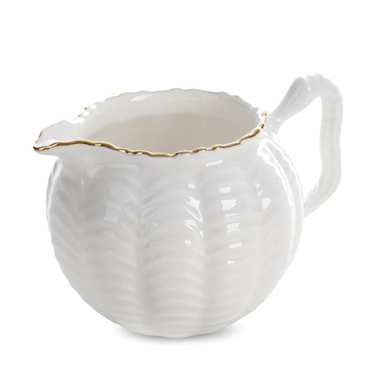 Eurofirany, pojemnik dekoracyjny, ceramika, 14-10-8 cm, kremowy