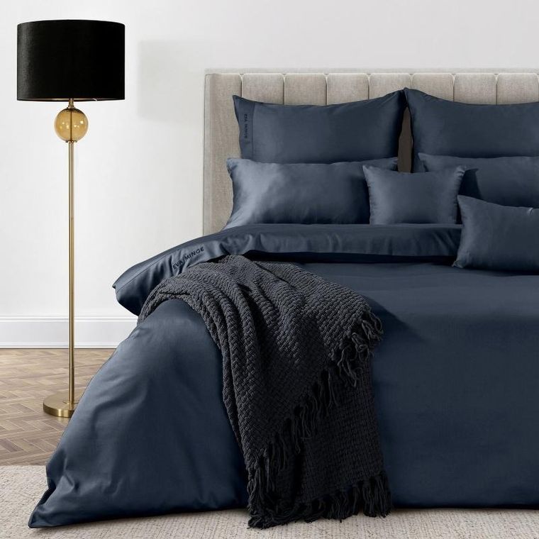 Eurofirany, pościel elegant, 160-200 cm, ciemnogranatowy