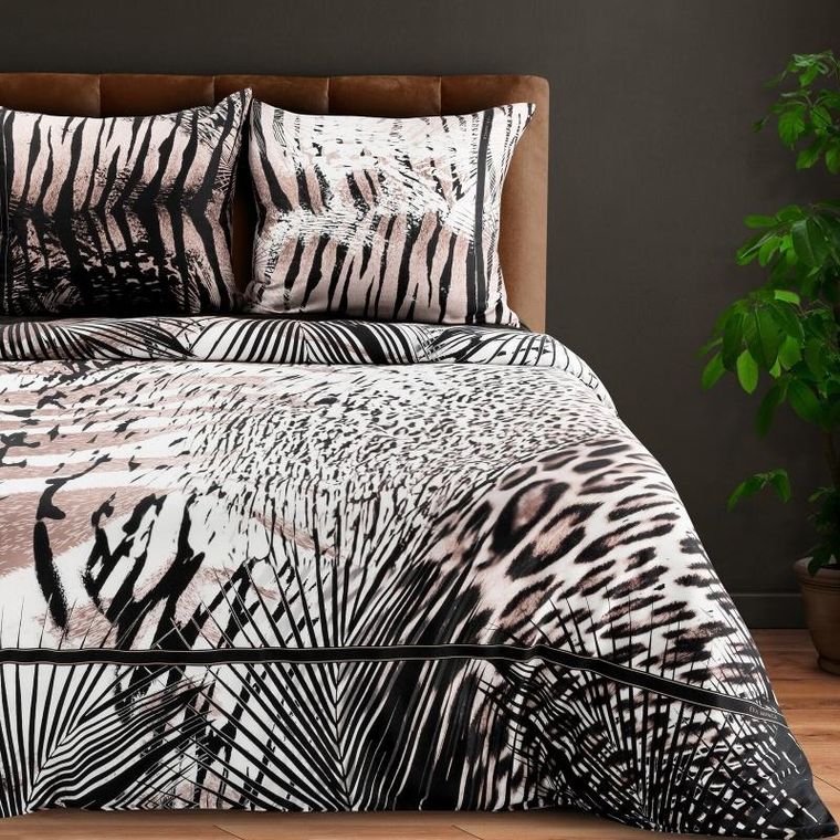 Eurofirany, pościel Eva, 160-200 cm, jasnobrązowy