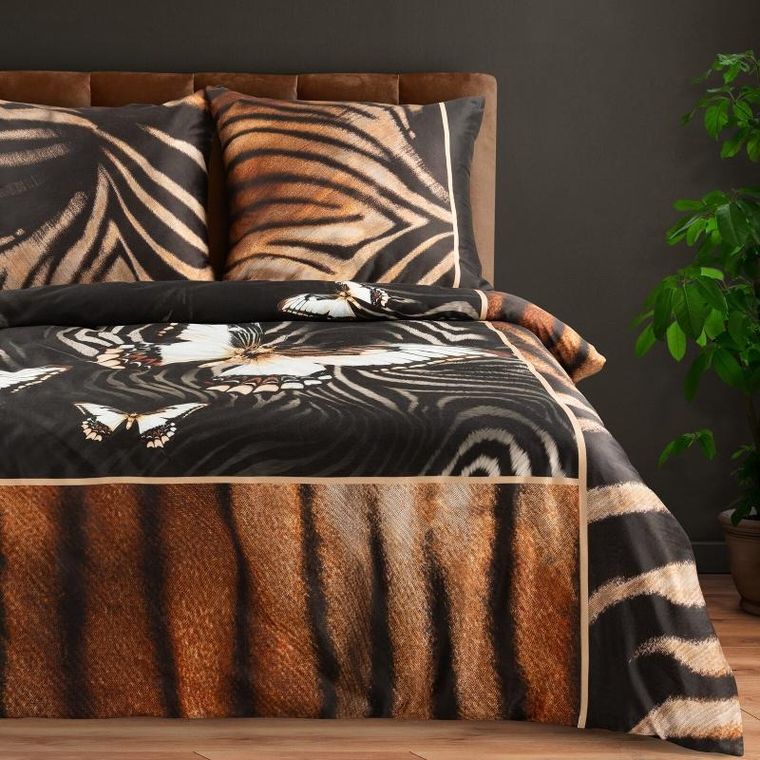 Eurofirany, pościel Eva, 18, 160-200 cm, brązowy