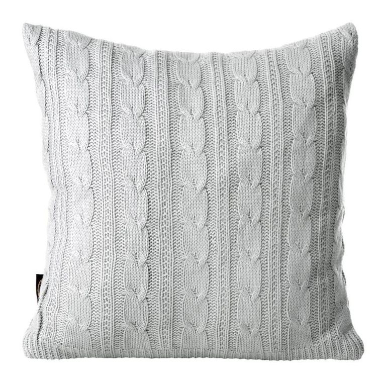 Eurofirany, poszewka akryl, 45-45 cm, srebrny