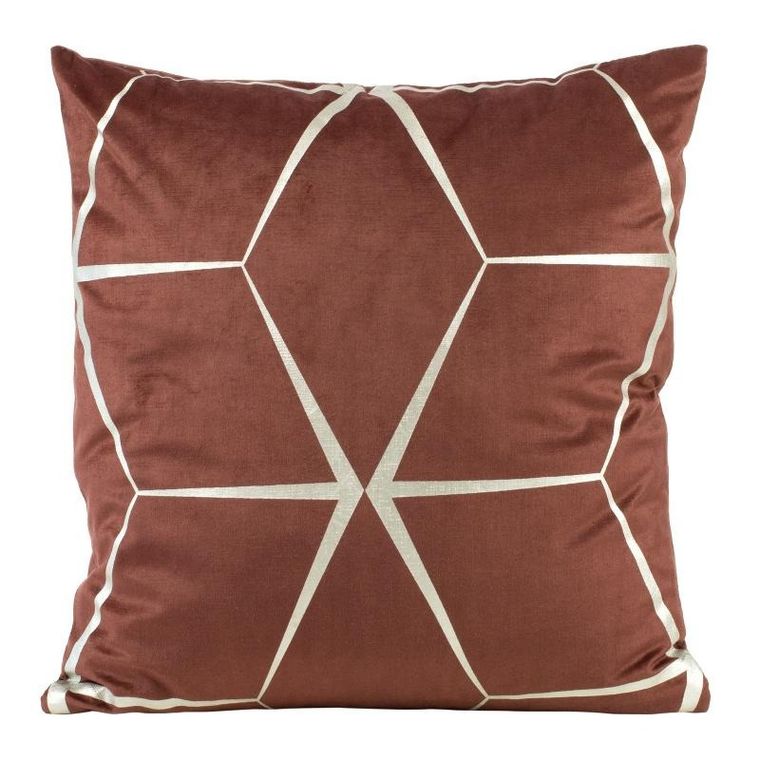 Eurofirany, poszewka blink, 45-45 cm, ceglany