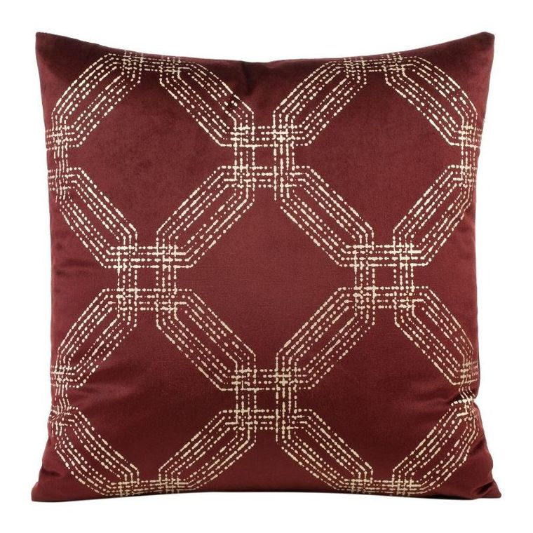 Eurofirany, poszewka blink, 45-45 cm, ceglany