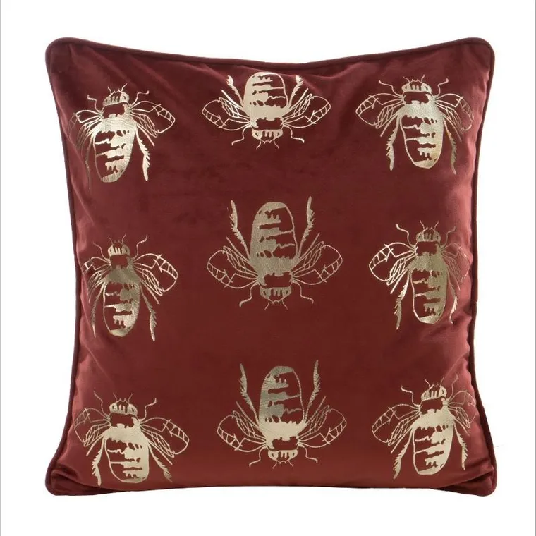 Eurofirany, poszewka blink, 45-45 cm, ceglany