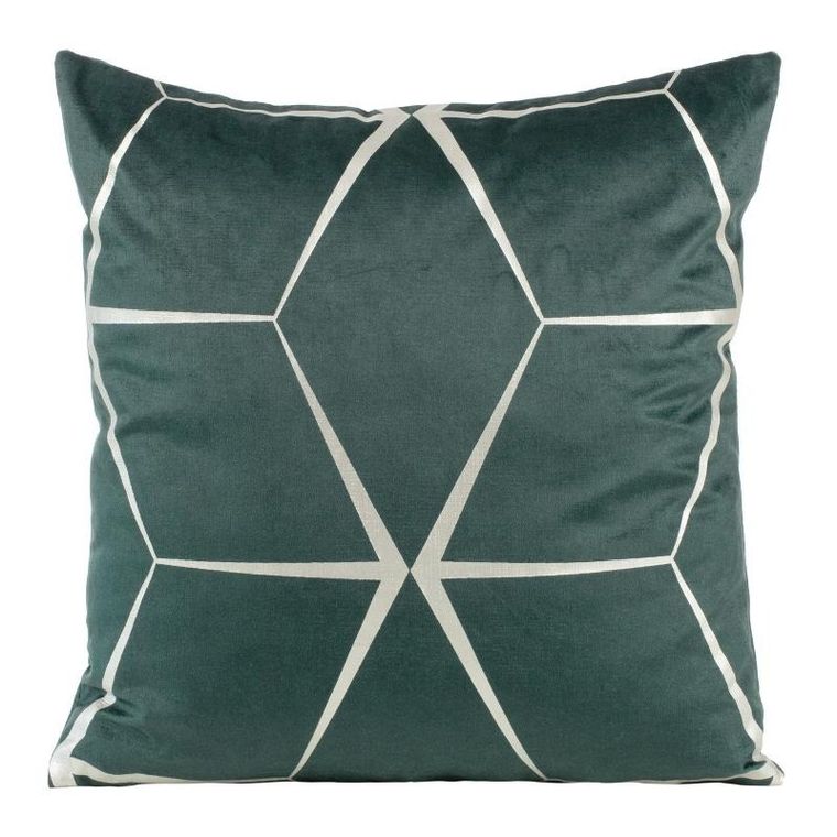 Eurofirany, poszewka blink, 45-45 cm, ciemnomiętowy