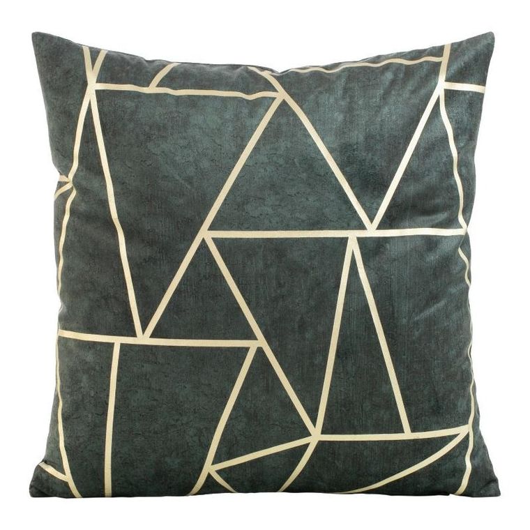 Eurofirany, poszewka blink, 45-45 cm, ciemnomiętowy