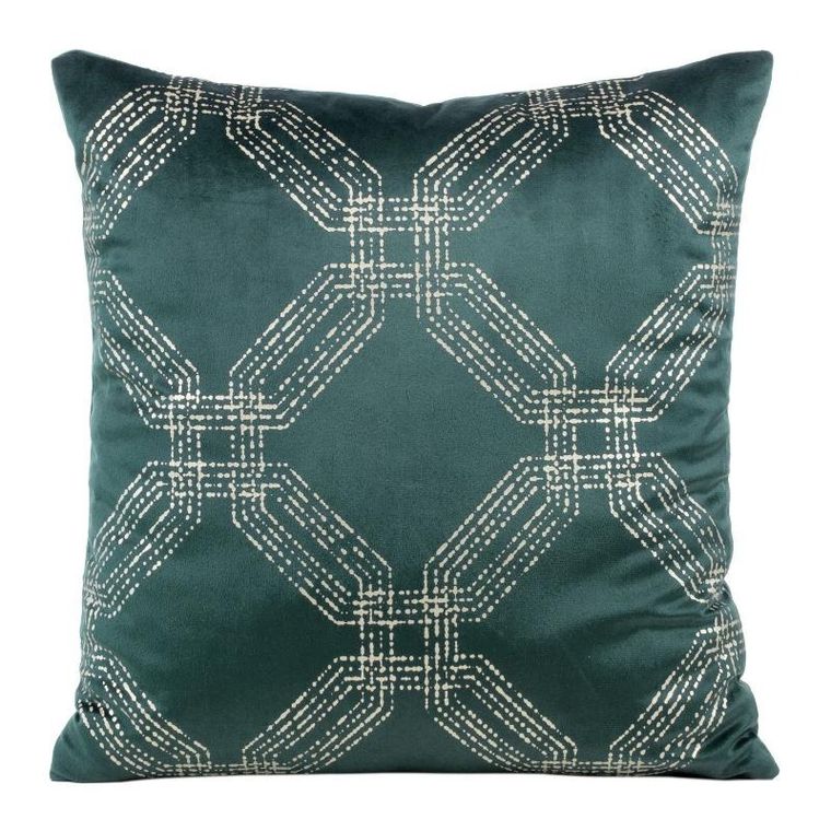 Eurofirany, poszewka blink, 45-45 cm, ciemnomiętowy