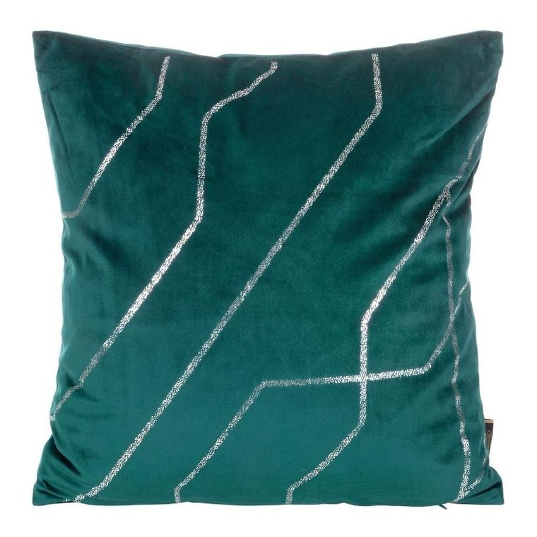 Eurofirany, poszewka blink, 45-45 cm, ciemnoturkusowy