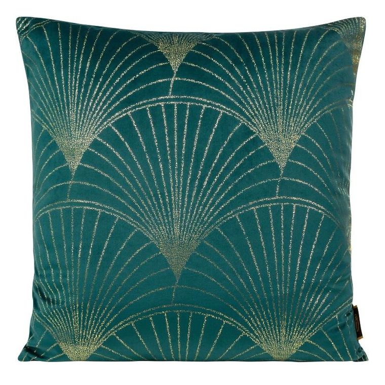 Eurofirany, poszewka blink, 45-45 cm, ciemnoturkusowy