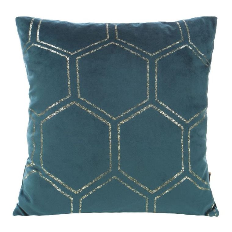 Eurofirany, poszewka blink, 45-45 cm, ciemnoturkusowy