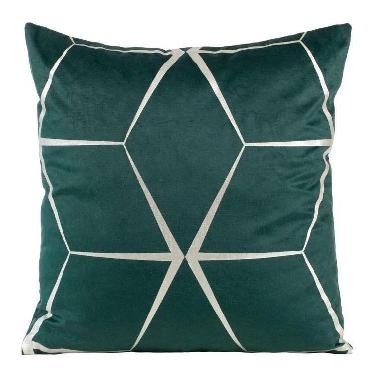 Eurofirany, poszewka blink, 45-45 cm, ciemnozielony