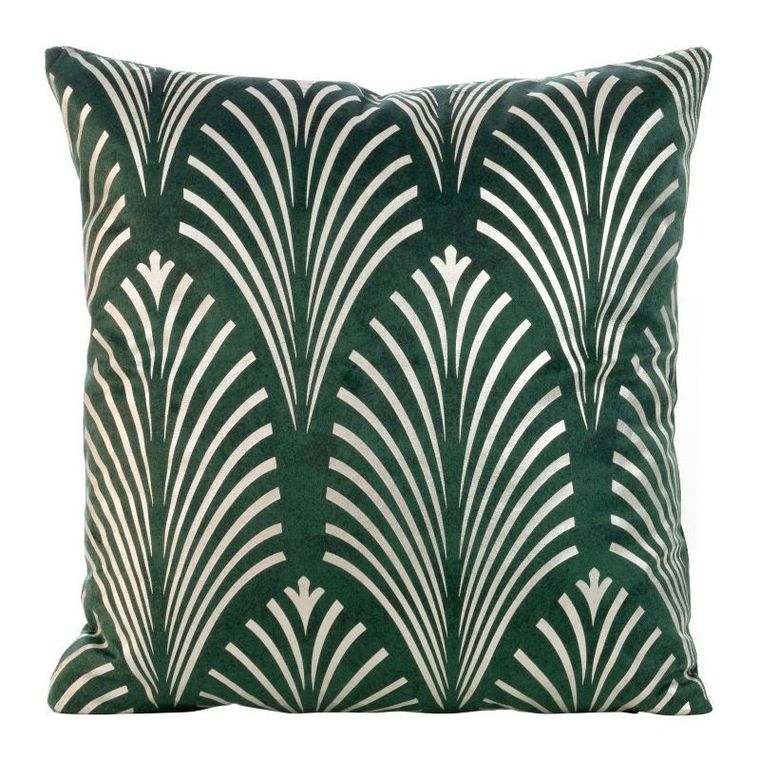 Eurofirany, poszewka blink, 45-45 cm, ciemnozielony