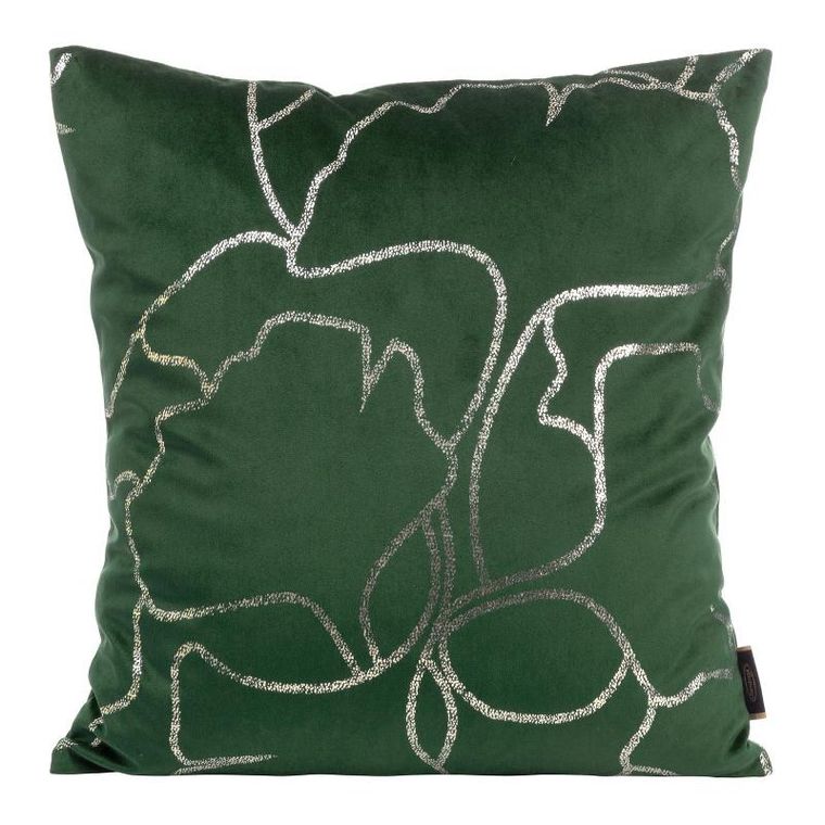 Eurofirany, poszewka blink, 45-45 cm, ciemnozielony