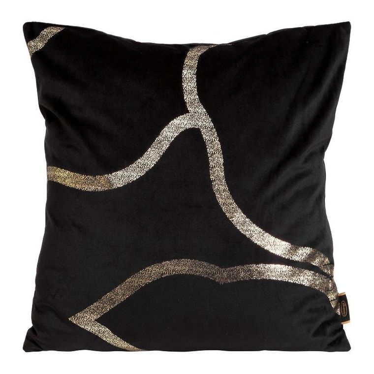 Eurofirany, poszewka blink, 45-45 cm, czarny