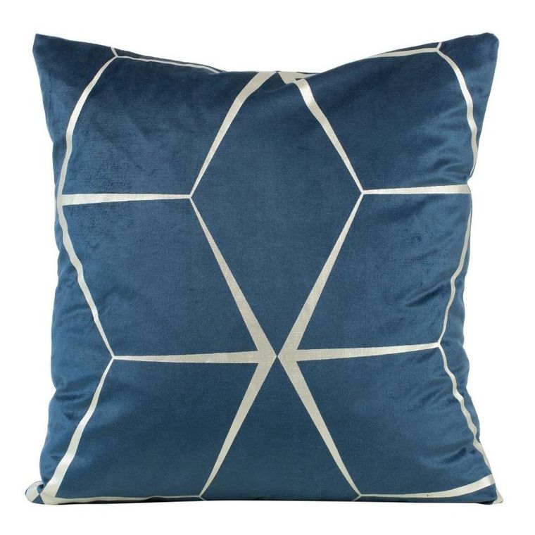 Eurofirany, poszewka blink, 45-45 cm, granatowy