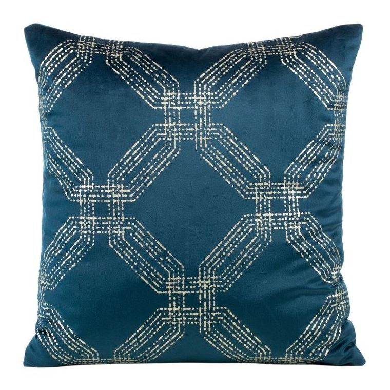 Eurofirany, poszewka blink, 45-45 cm, granatowy