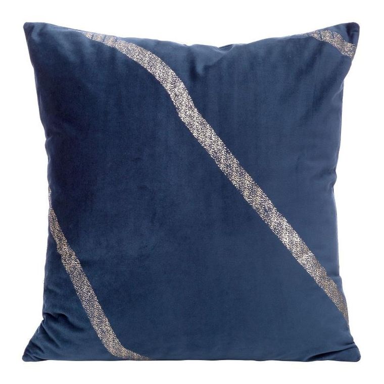 Eurofirany, poszewka blink, 45-45 cm, granatowy