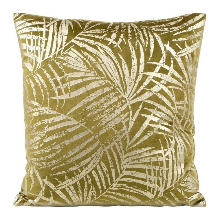 Eurofirany, poszewka blink, 45-45 cm, oliwkowy