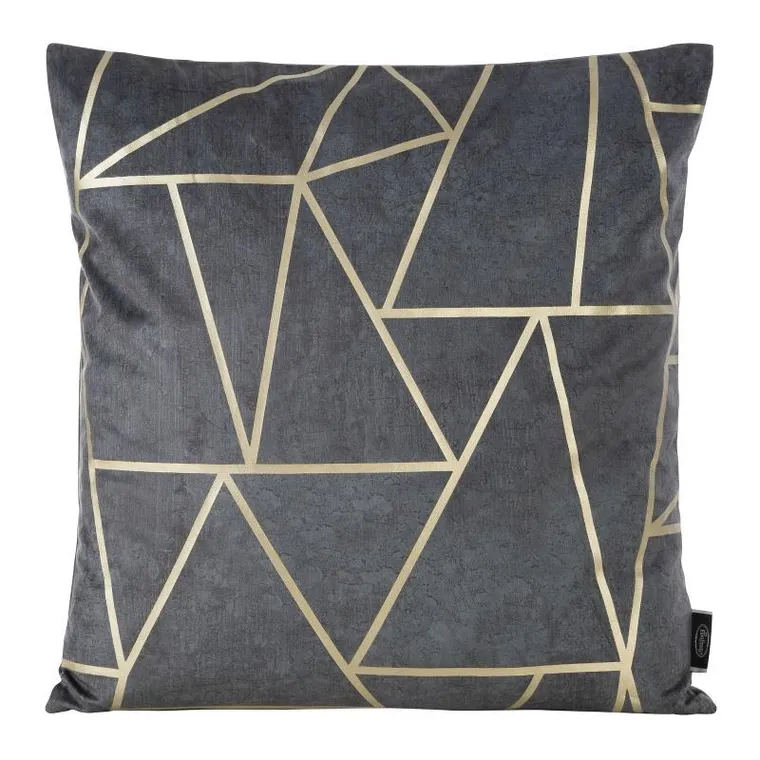 Eurofirany, poszewka blink, 45-45 cm, stalowy