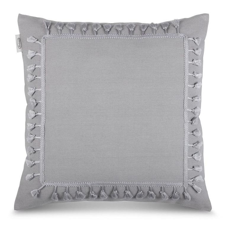 Eurofirany, poszewka boho2, 45-45 cm, szary