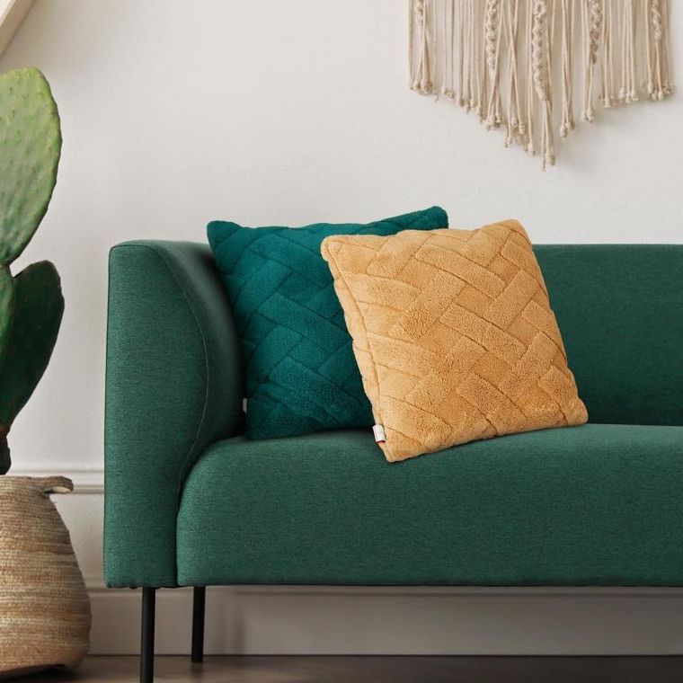 Eurofirany, poszewka design91, 45-45 cm, ciemnozielony