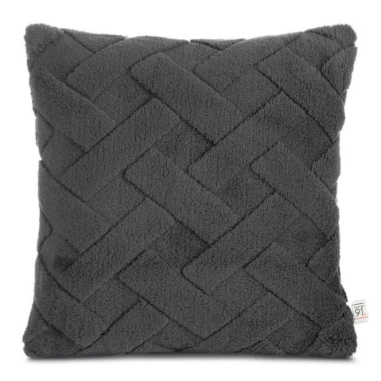 Eurofirany, poszewka design91, 45-45 cm, stalowy