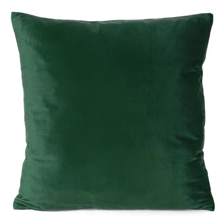 Eurofirany, poszewka, Elora, 60-60 cm, ciemnozielony