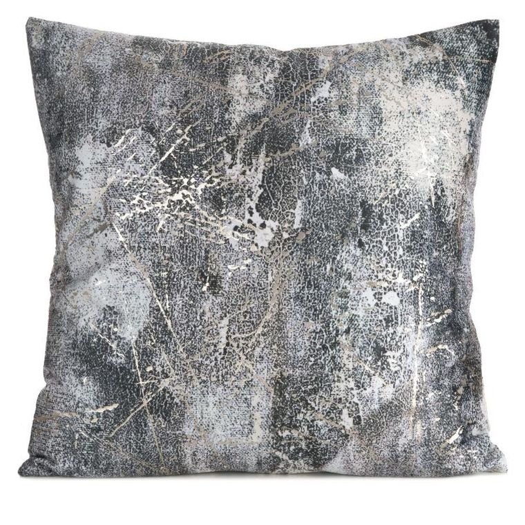 Eurofirany, poszewka Ester, 45-45 cm, stalowy