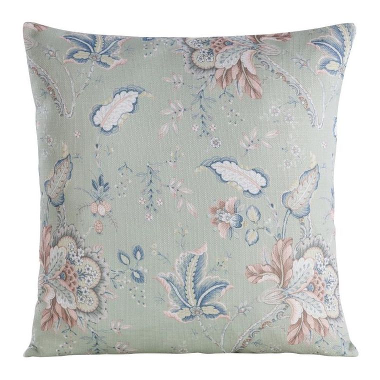 Eurofirany, poszewka Flore, 45-45 cm, jasnozielony