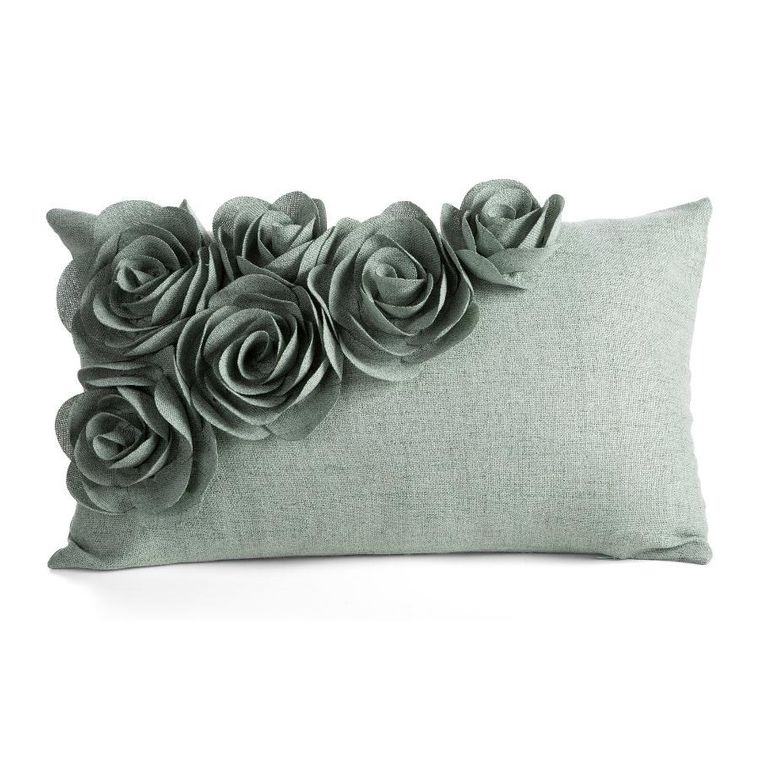 Eurofirany, poszewka Flores, 30-50 cm, zielony