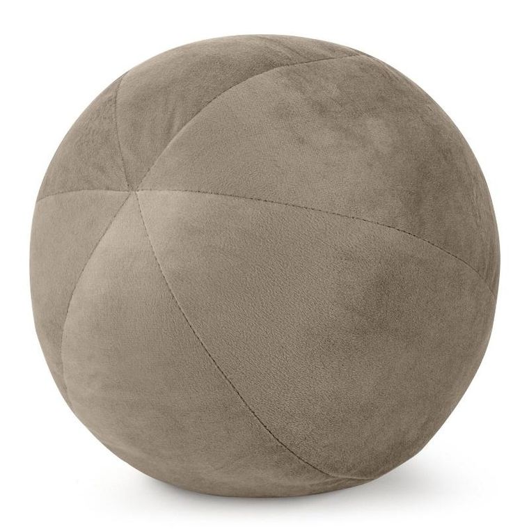 Eurofirany, poszewka Gaja, 24 cm, ciemnobeżowy