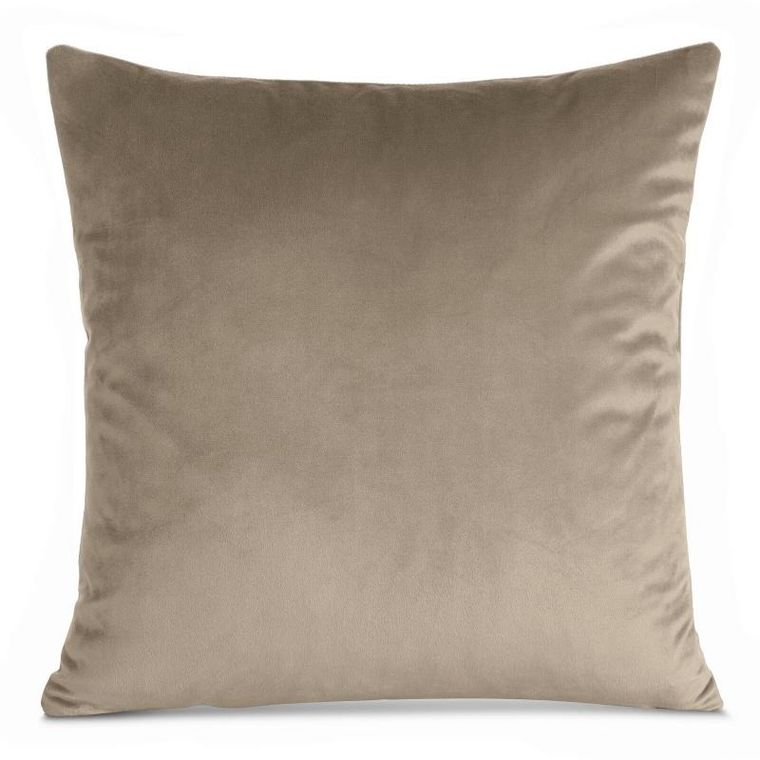 Eurofirany, poszewka Gaja, 45-45 cm, ciemnobeżowy