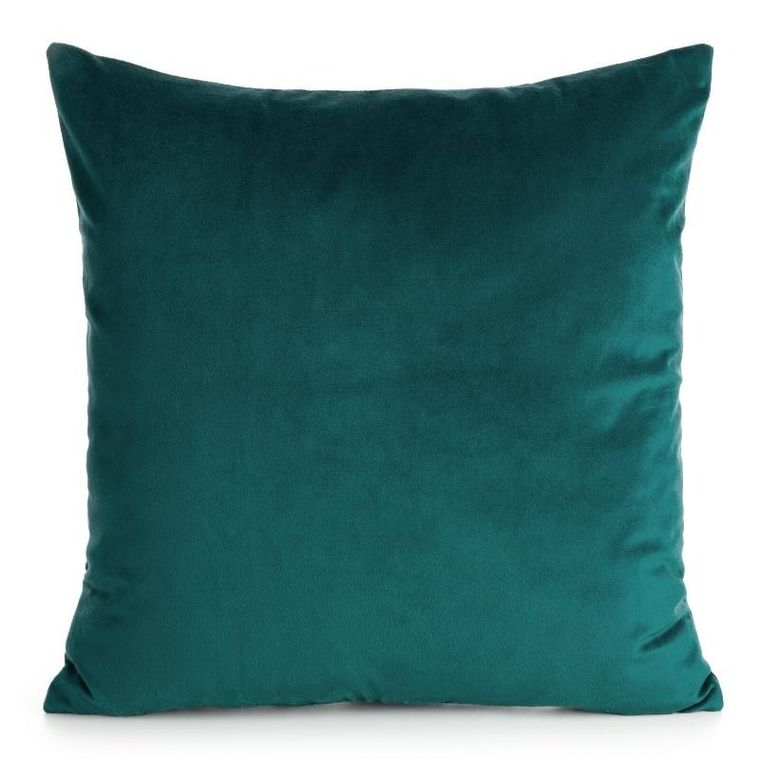 Eurofirany, poszewka Gaja, 45-45 cm, ciemnoturkusowy