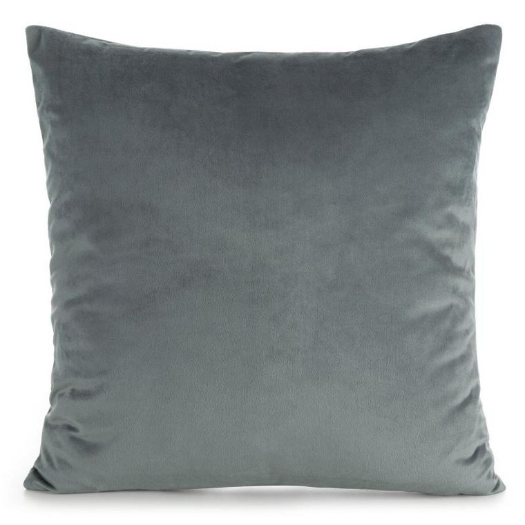 Eurofirany, poszewka Gaja, 45-45 cm, stalowy