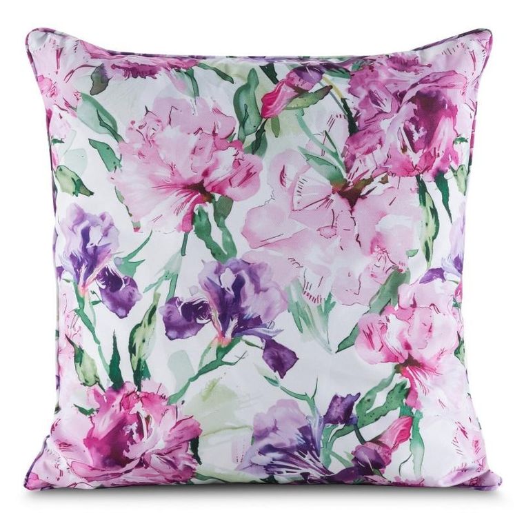 Eurofirany, poszewka Garden, 45-45 cm, różowy