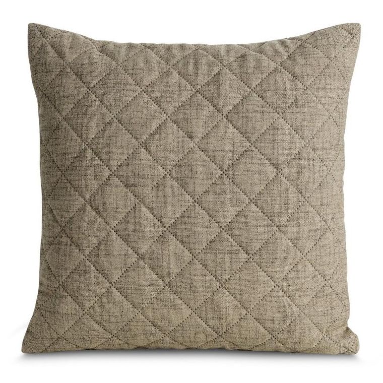 Eurofirany, poszewka len 1, 45-45 cm, ciemnobeżowy