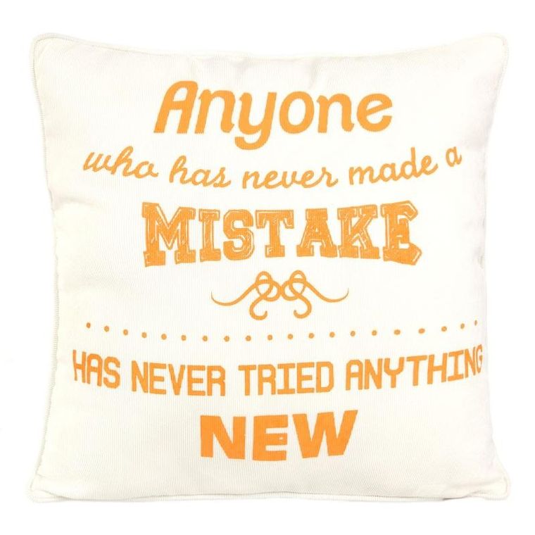 Eurofirany, poszewka Luis, 40-40-8 cm, biały