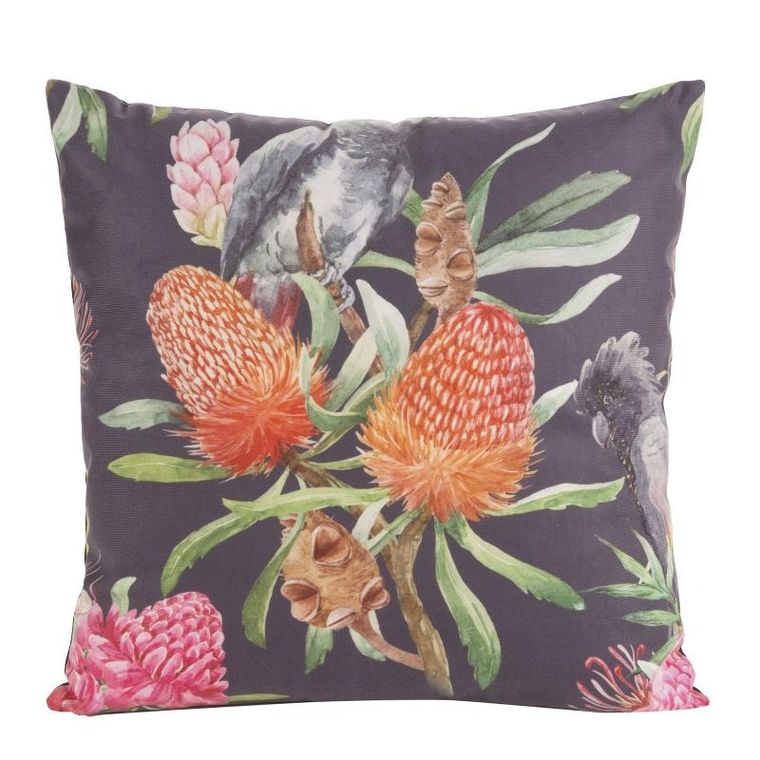 Eurofirany, poszewka Mink, 45-45 cm, czarny